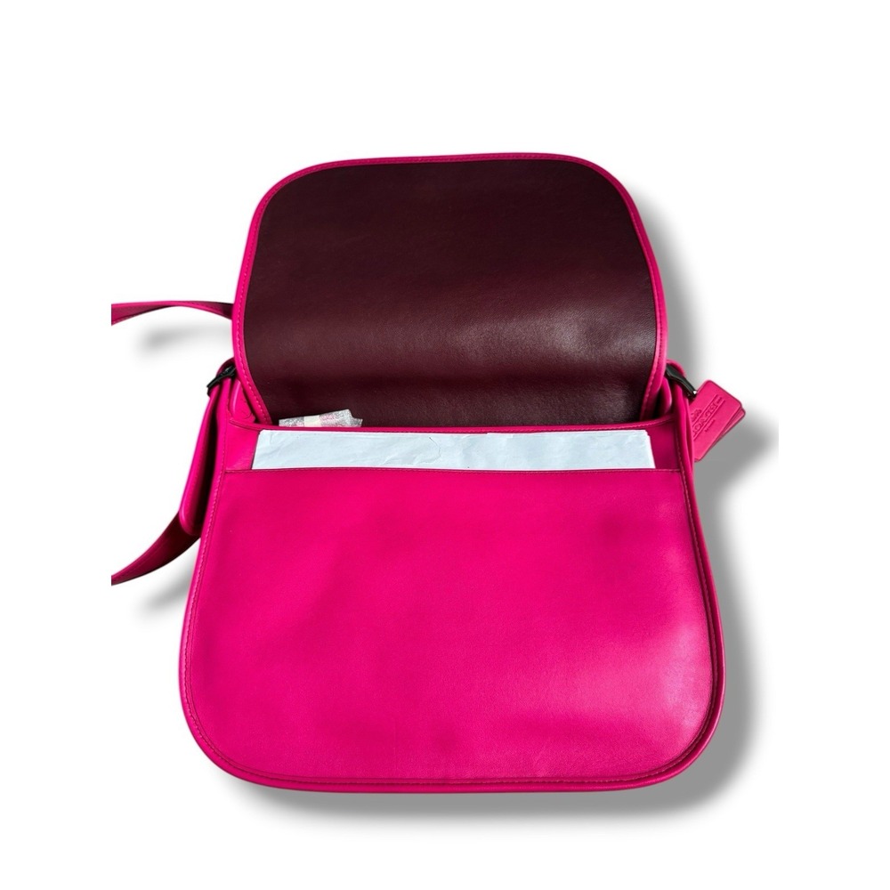 Coach 75th Anniversary Pink Raspberry Crossbody Shoulder Bag Limited Edition - Picture 6 of 9
